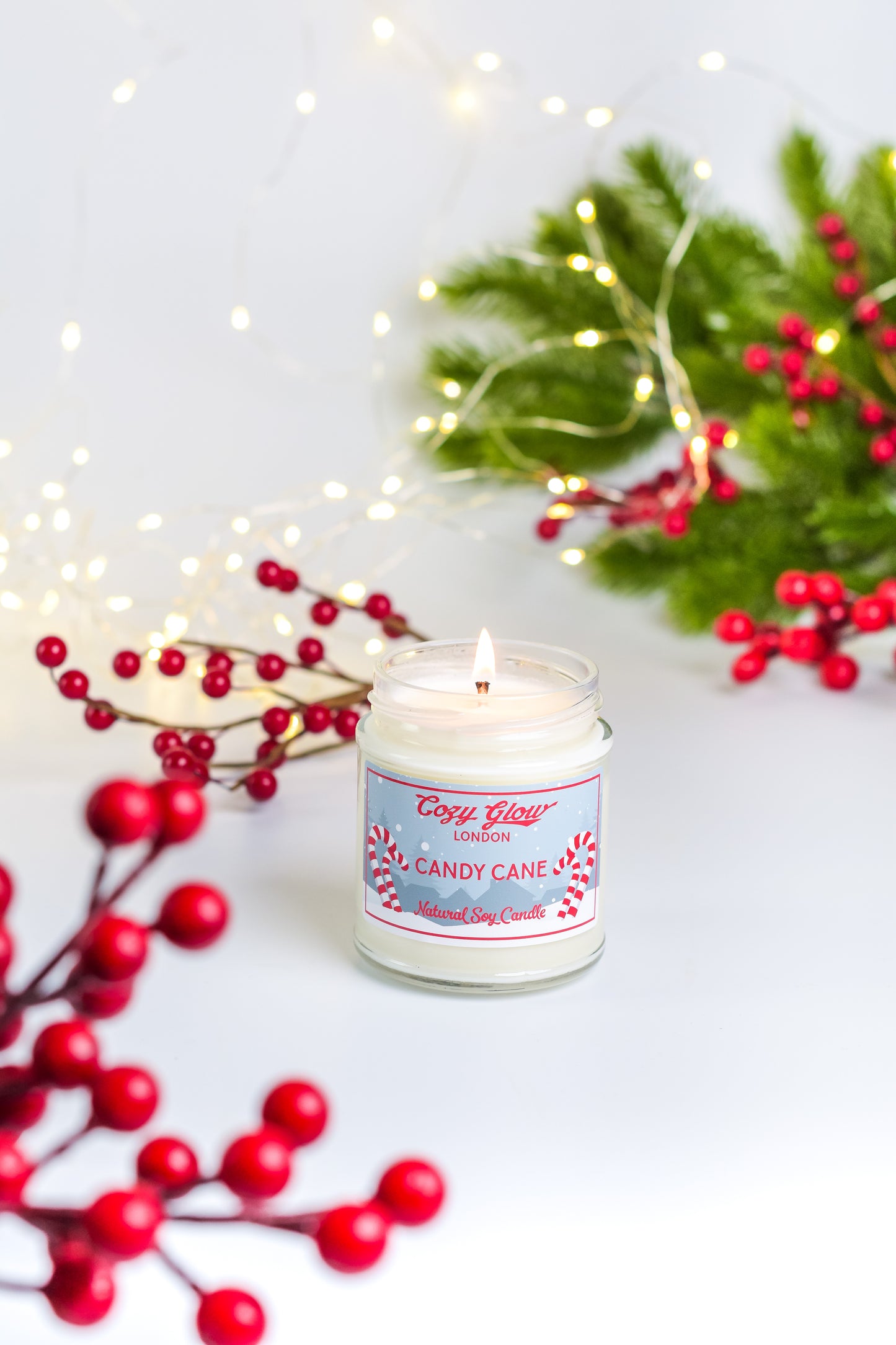 Bougie de soja à la canne en sucre