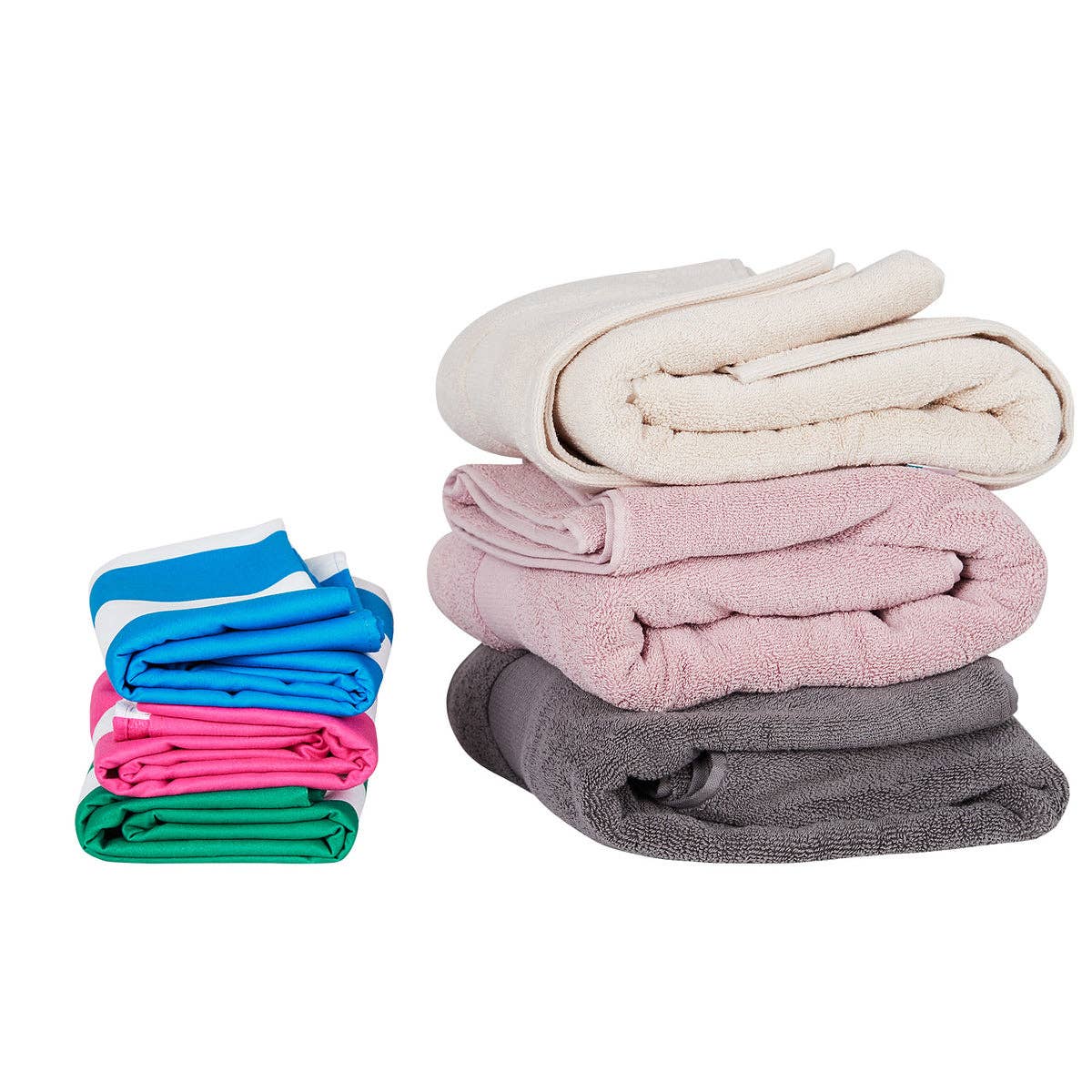 Dock & Bay Quick Dry Towels - Phi Phi Pink: Large (160x90cm)