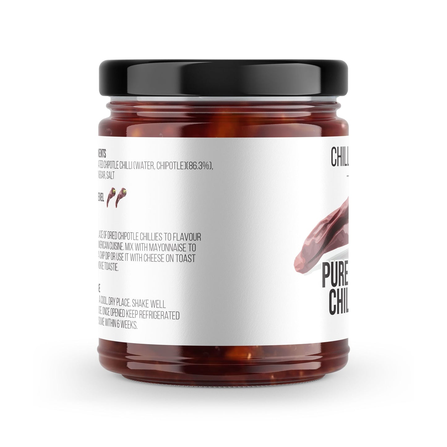 Pure Chipotle Chilli Puree | 190g | Chilli Mash Company