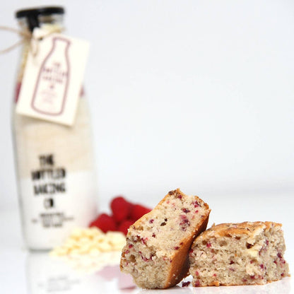 The Bottled Baking Co White Choc & Raspberry Tray Bake Mix