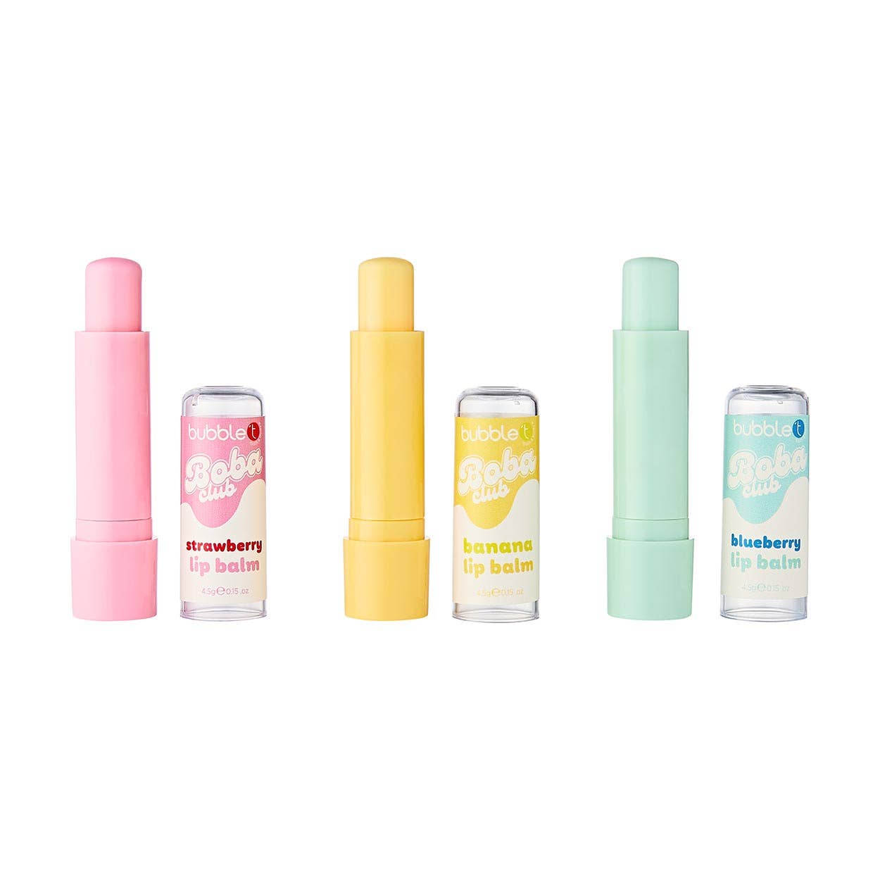 Boba Tea Lip Balm Set (3 x 4.5g)