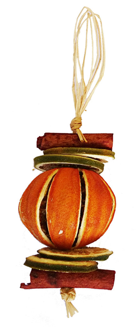 Dried Orange & Cinnamon Christmas Tree Decoration – Highly Scented Festive Ornament