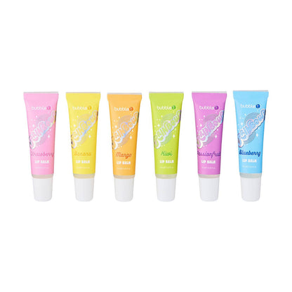Rainbow Lip Balm Collection Set – 6 Fruity Flavours
