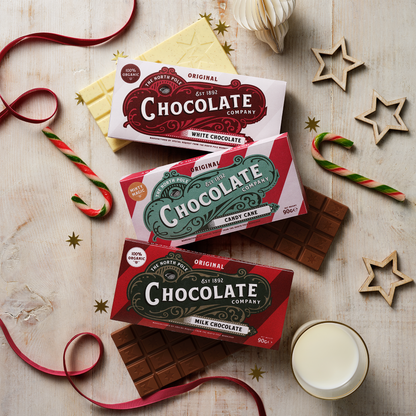 Organic Milk Chocolate Bar + Nice List Certificate (90g)