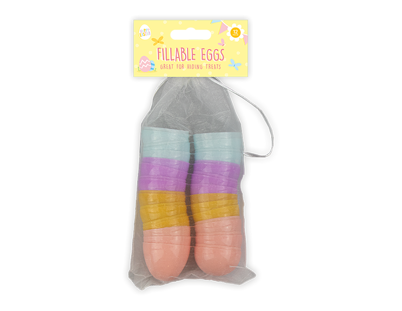 Easter Fillable Eggs 12 Pack