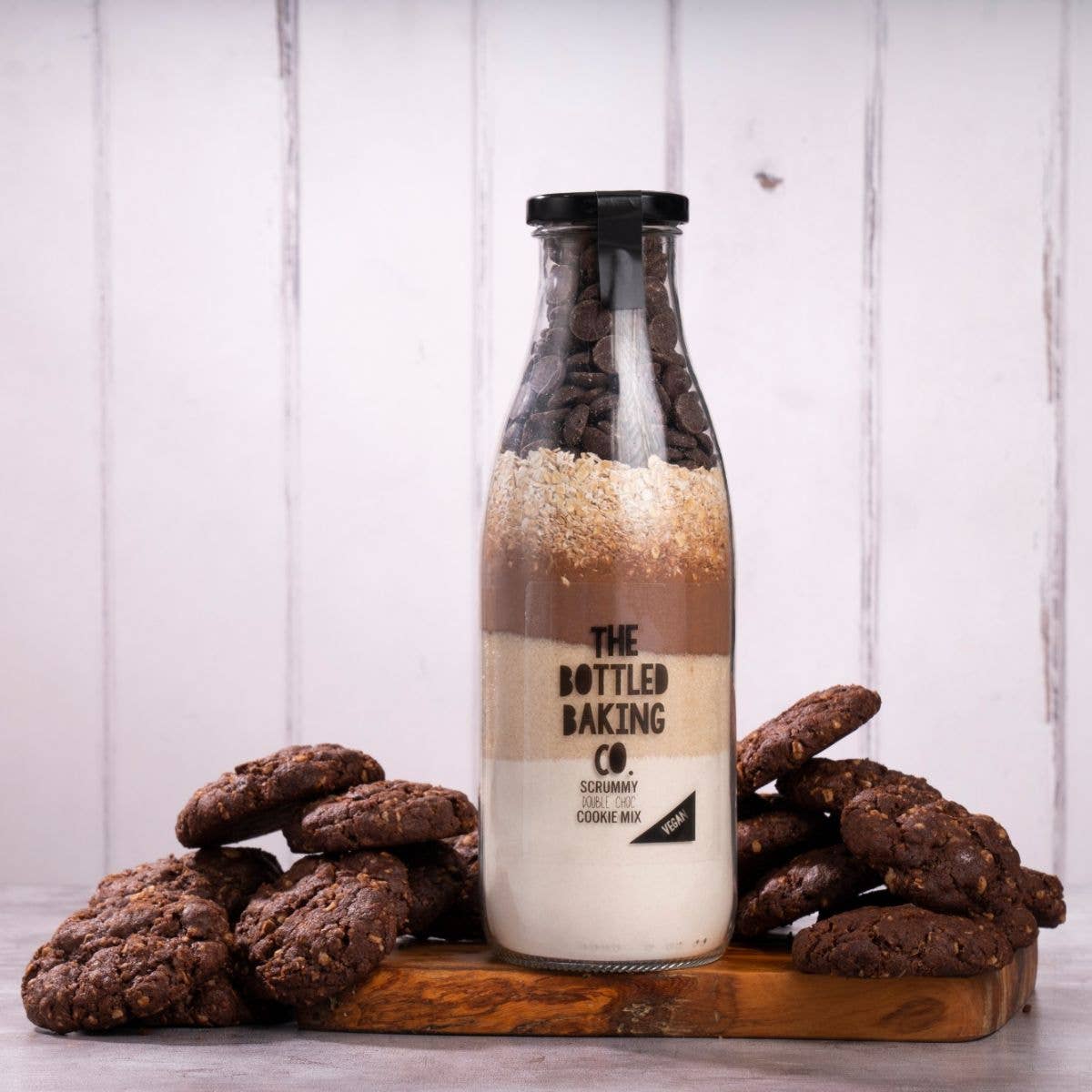 The Bottled Baking Co Double Choc Chip Vegan Cookie Mix