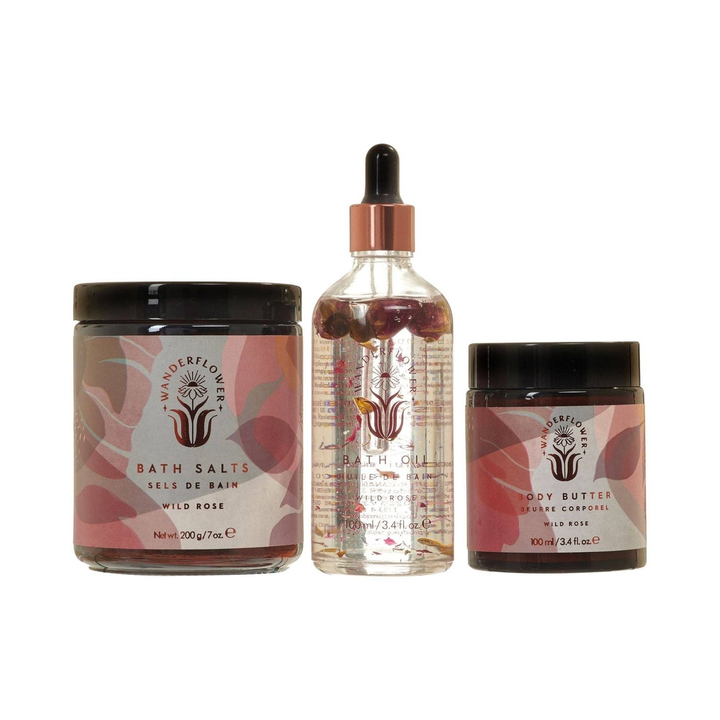 Time to Unwind Bath & Body Set - Wild Rose