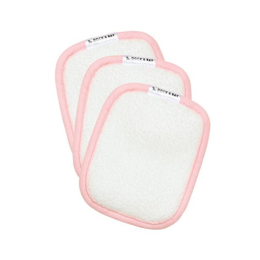 Dock & Bay Makeup Removers - Malibu Pink (New Box): 3 Pack (12x10cm)