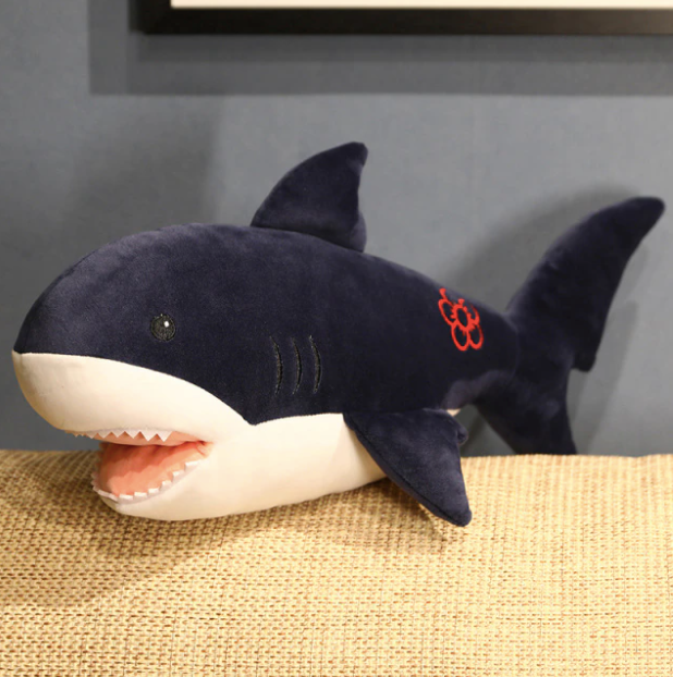 Shark Plush Toy: Blue / 50cm / 19.7in