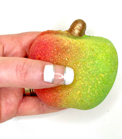 Handmade An Apple A Day Bath Bomb Fizzy Teacher Gift