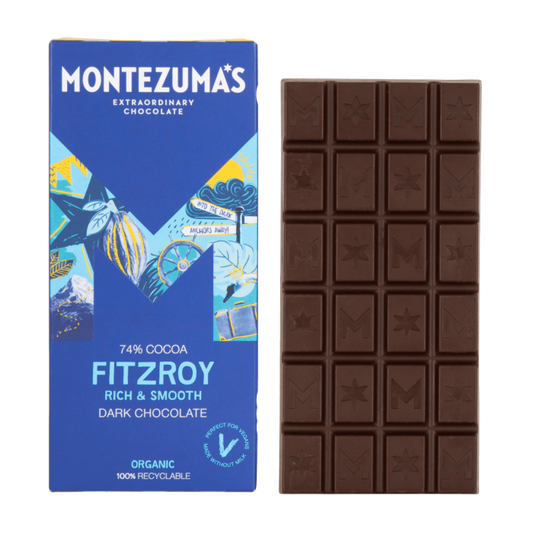  Montezuma'S Dark Chocolate Absolute Black 100% Cocoa 90g :  Grocery & Gourmet Food