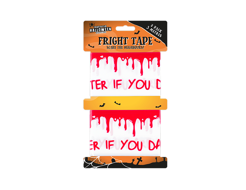 Halloween Fright Tape - 2 Pack