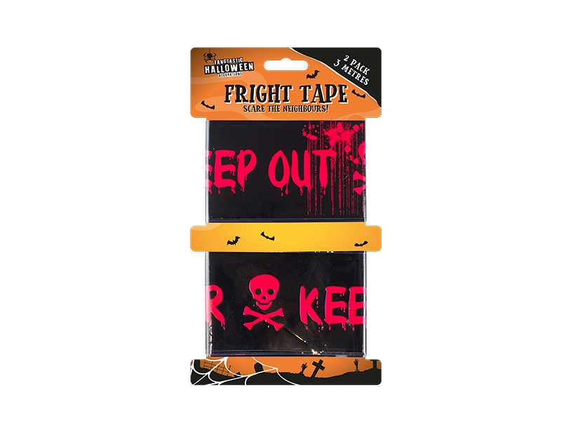 Halloween Fright Tape - 2 Pack
