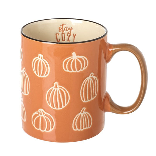 Stay Cozy Pumpkin Mug