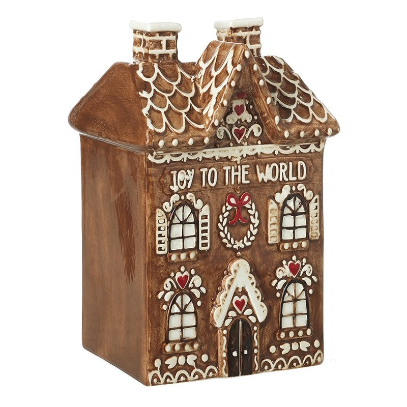 Ceramic Gingerbread House Vase