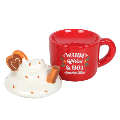 Hot Chocolate Mug Shaped Festive Oil Burner