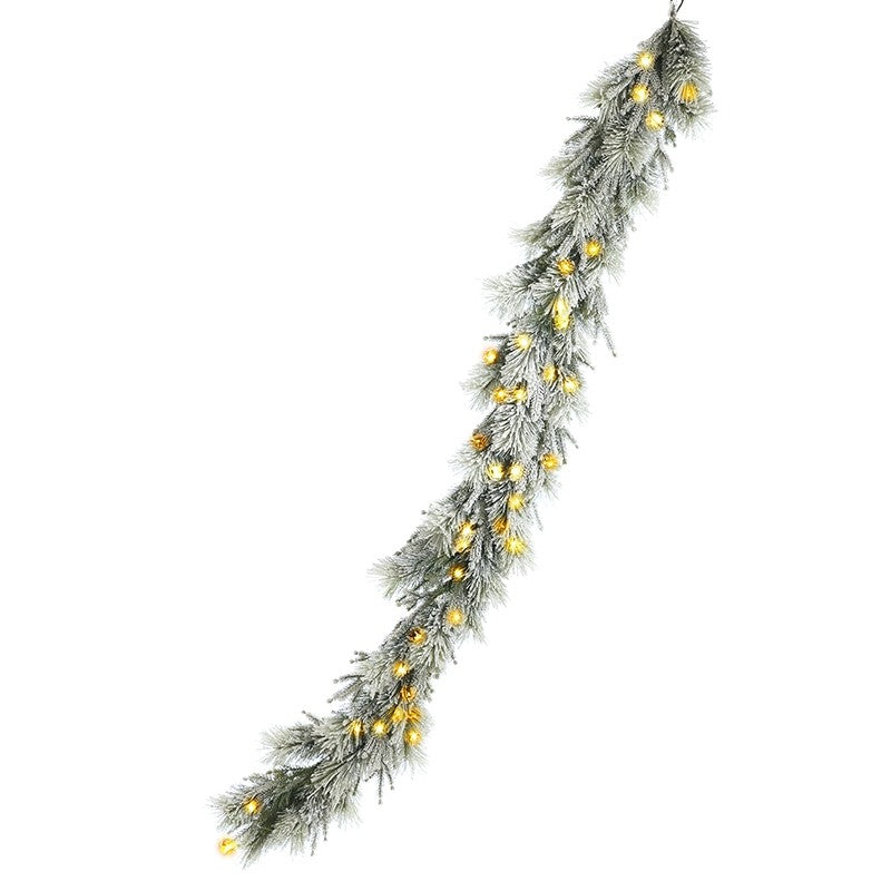 Snowy Light Up Garland