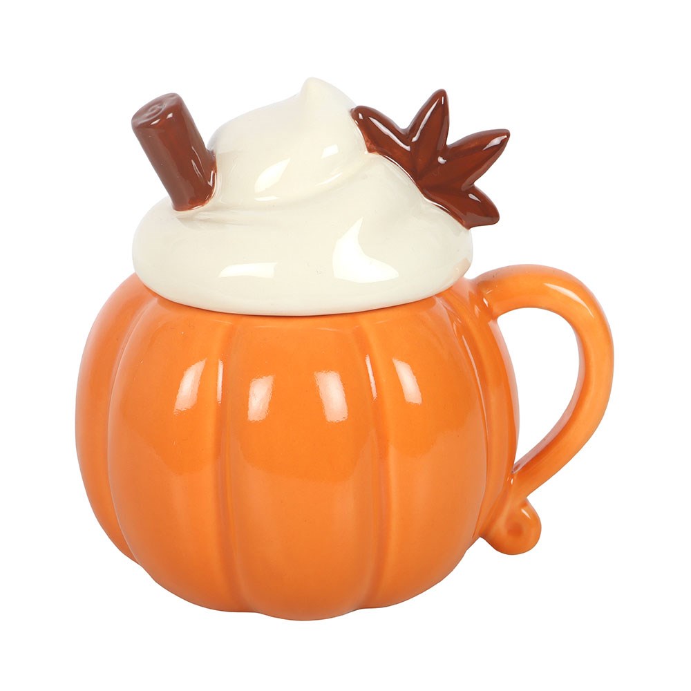Pumpkin Cream Lidded Oil Burner And Wax Warmer