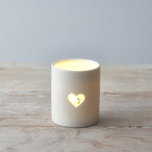 Dotted Heart Candle Holder, 6Cm