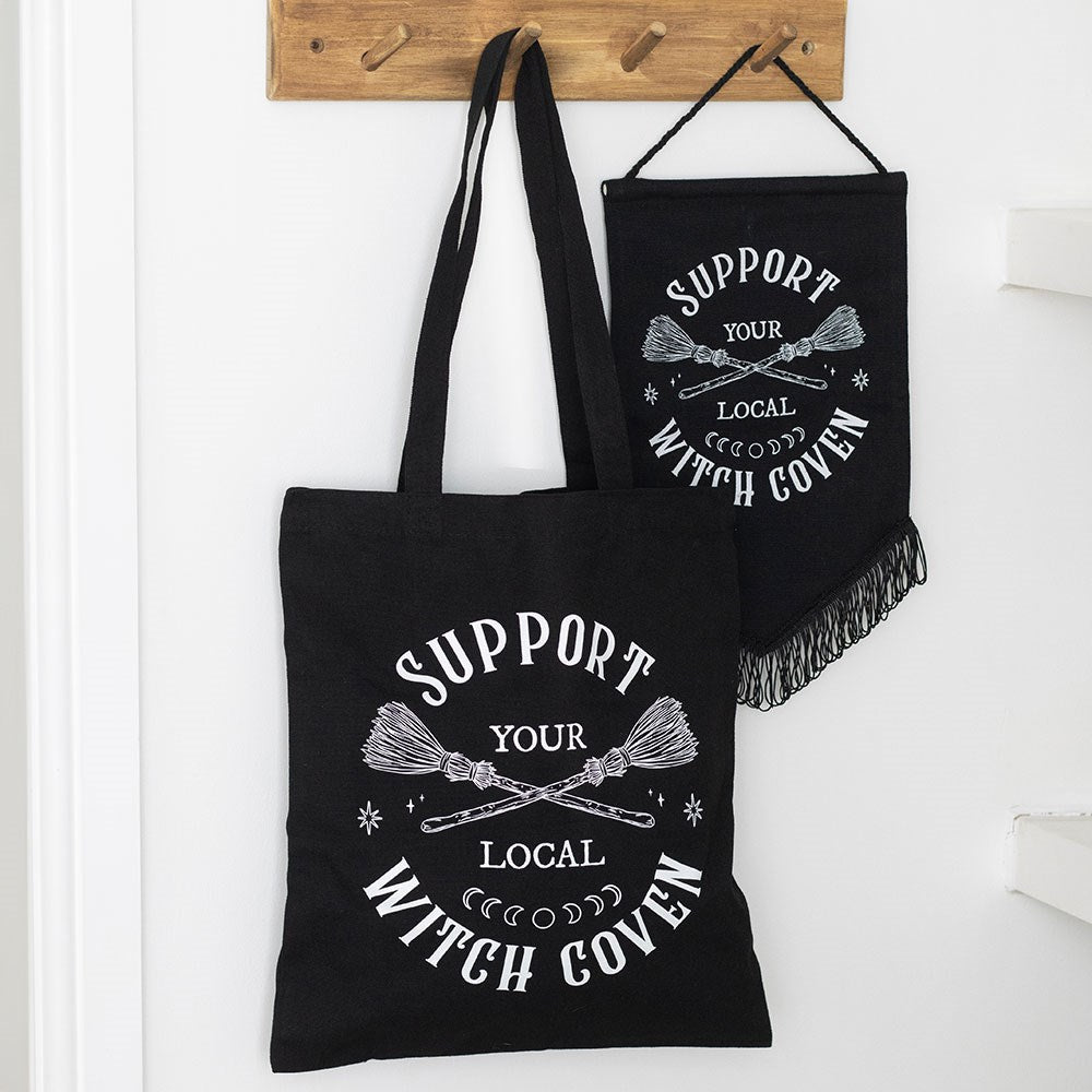 Support Your Local Witch Coven Tote Bag