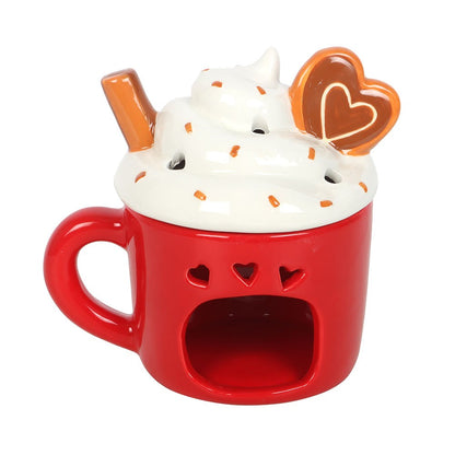 Hot Chocolate Mug Shaped Festive Oil Burner