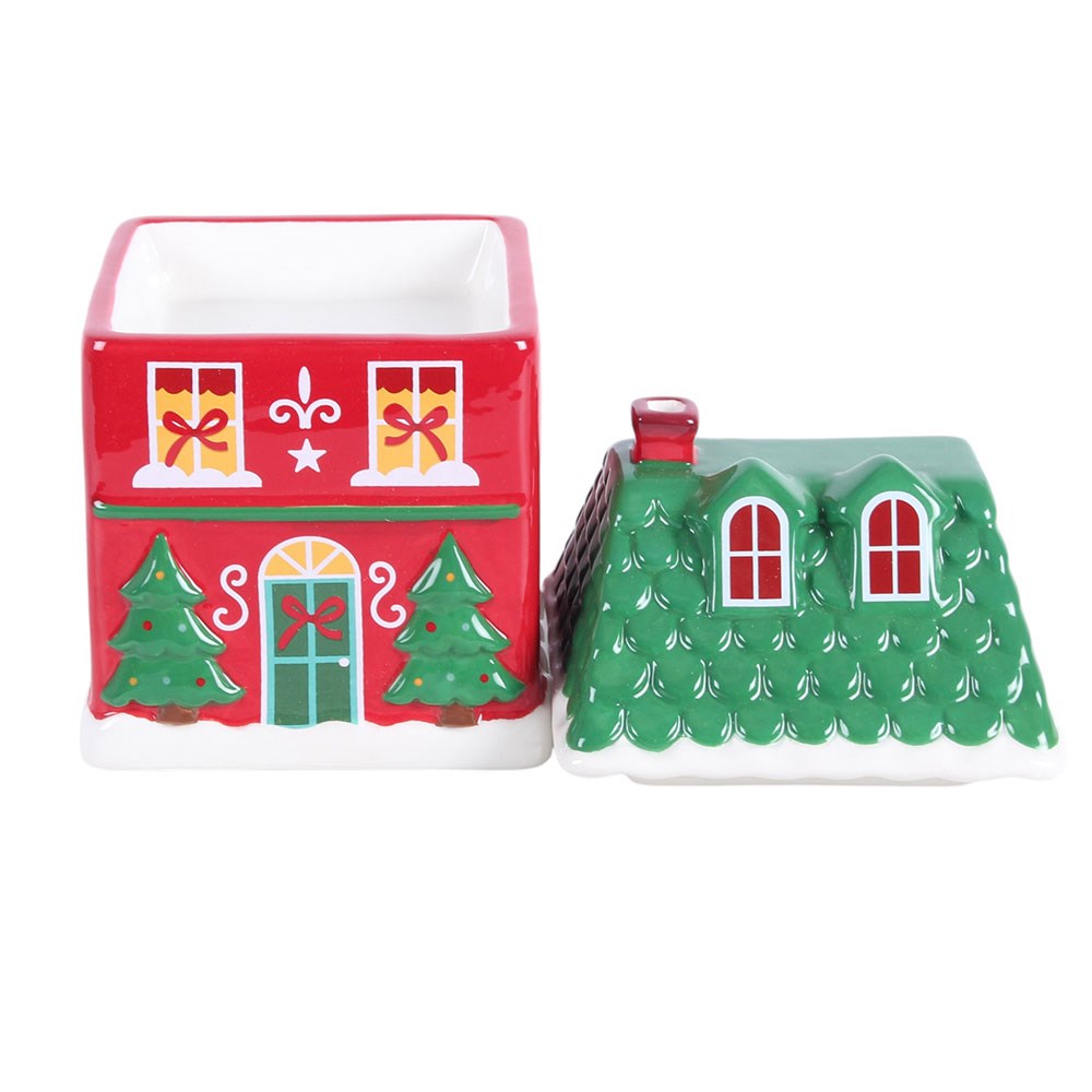 Red Christmas House Melt/Oil Burner