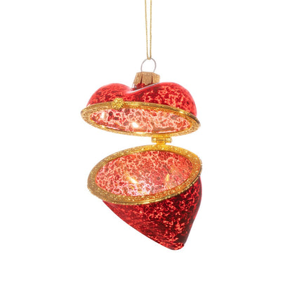 Red Heart Opening Bauble