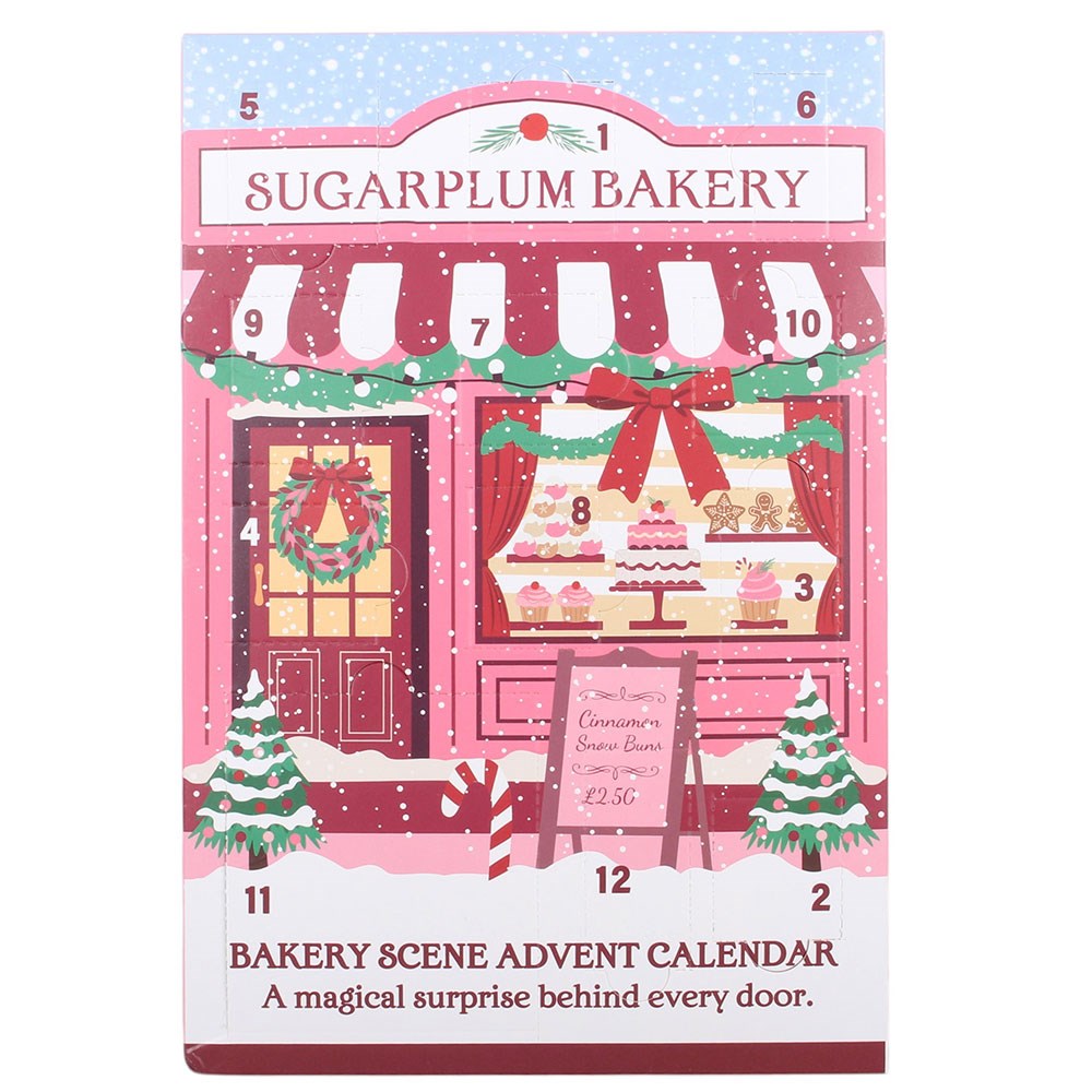 12-Day Sugarplum Bakery Scene Advent Calendar