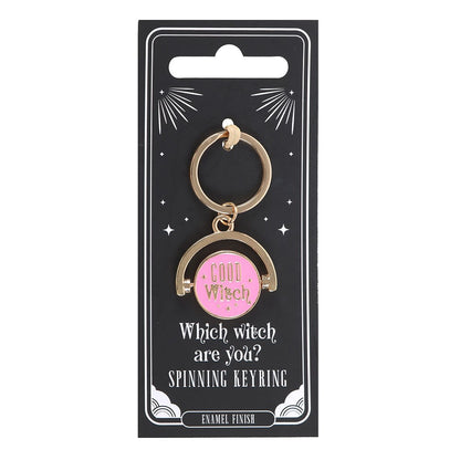 Which Witch Are You Spinning Keyring - Wicked Inspired