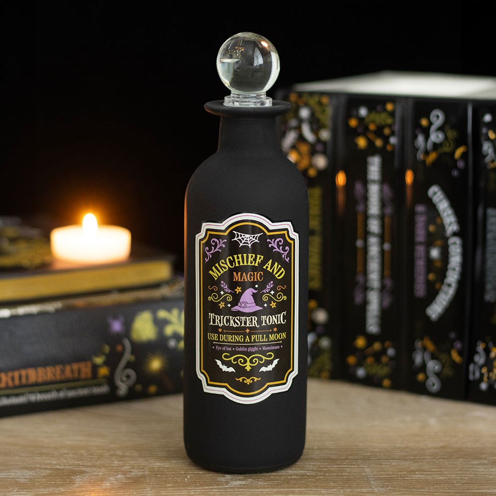 Mischief And Magic Decrative Glass Potion Bottle