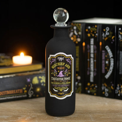 Mischief And Magic Decrative Glass Potion Bottle