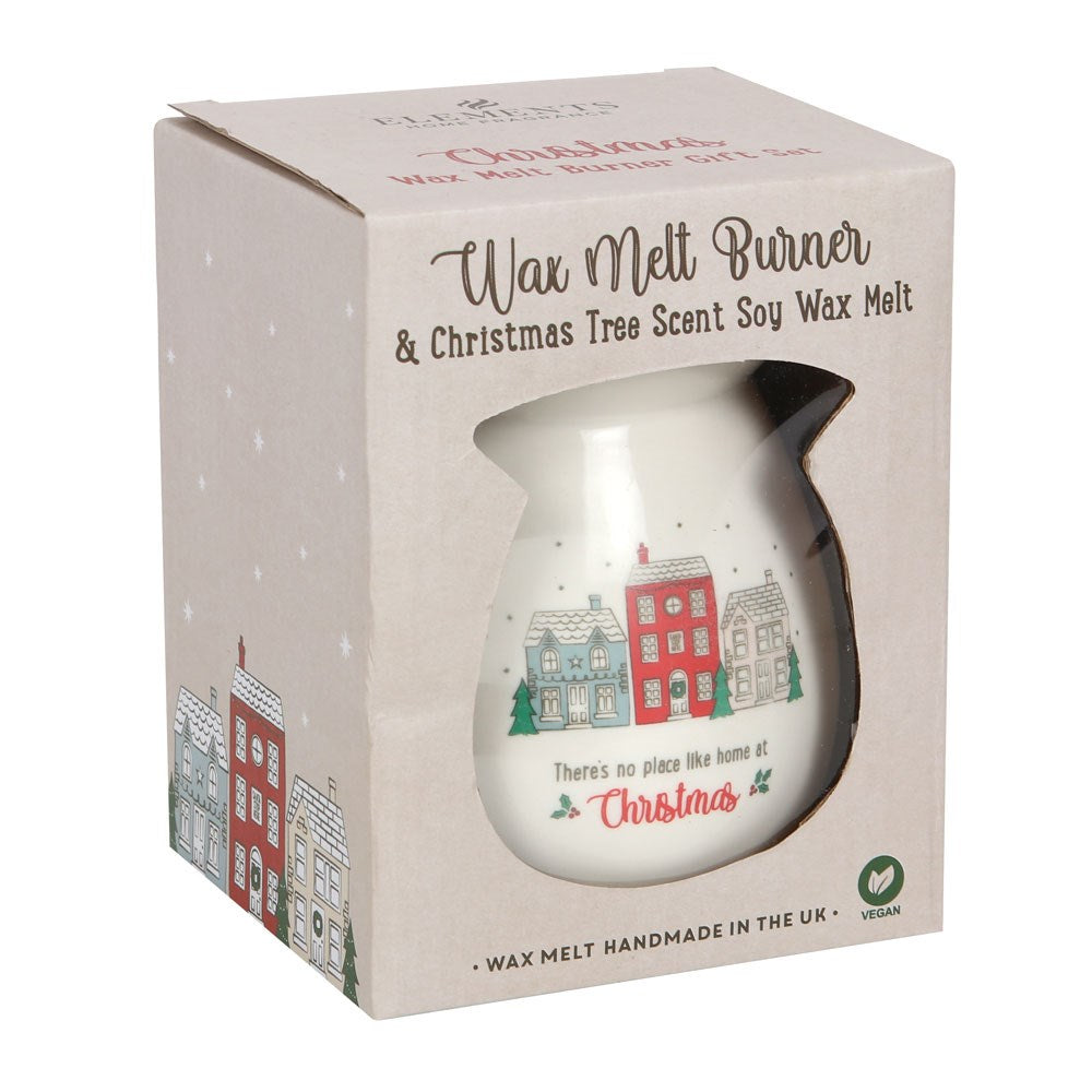 No Place Like Home Christmas Wax Melt Burner Gift Set