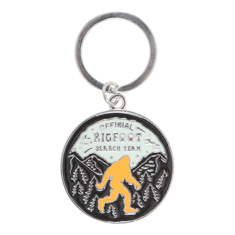 Bigfoot Enamel Keyring & Pin Badge