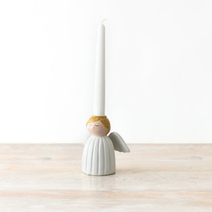 Ceramic Angel Candle Stick Holder