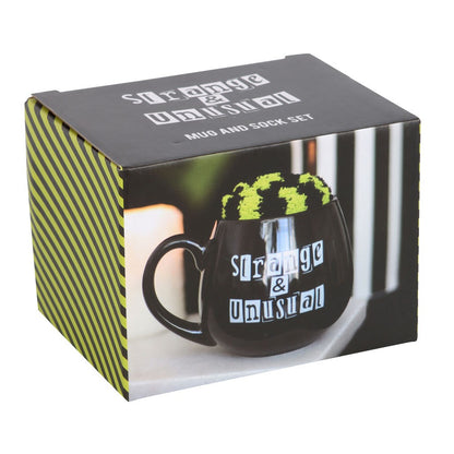 Strange & Unusual Mug And Socks Set