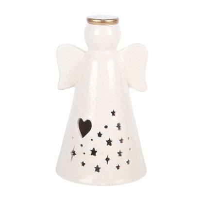 Large LED Light Up Angel Decoration with Heart