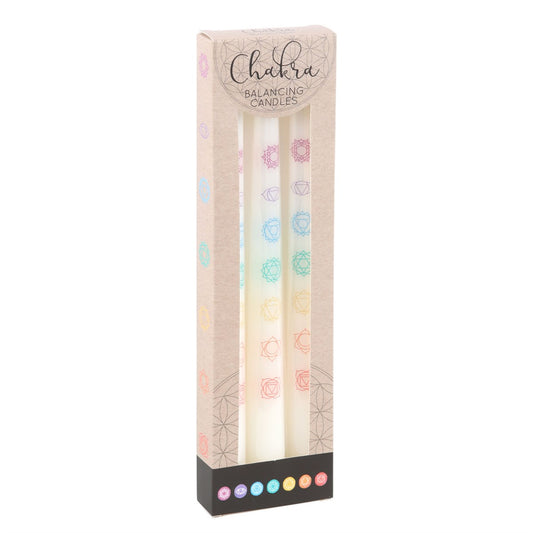Chakra Balancing Taper Dinner Candle