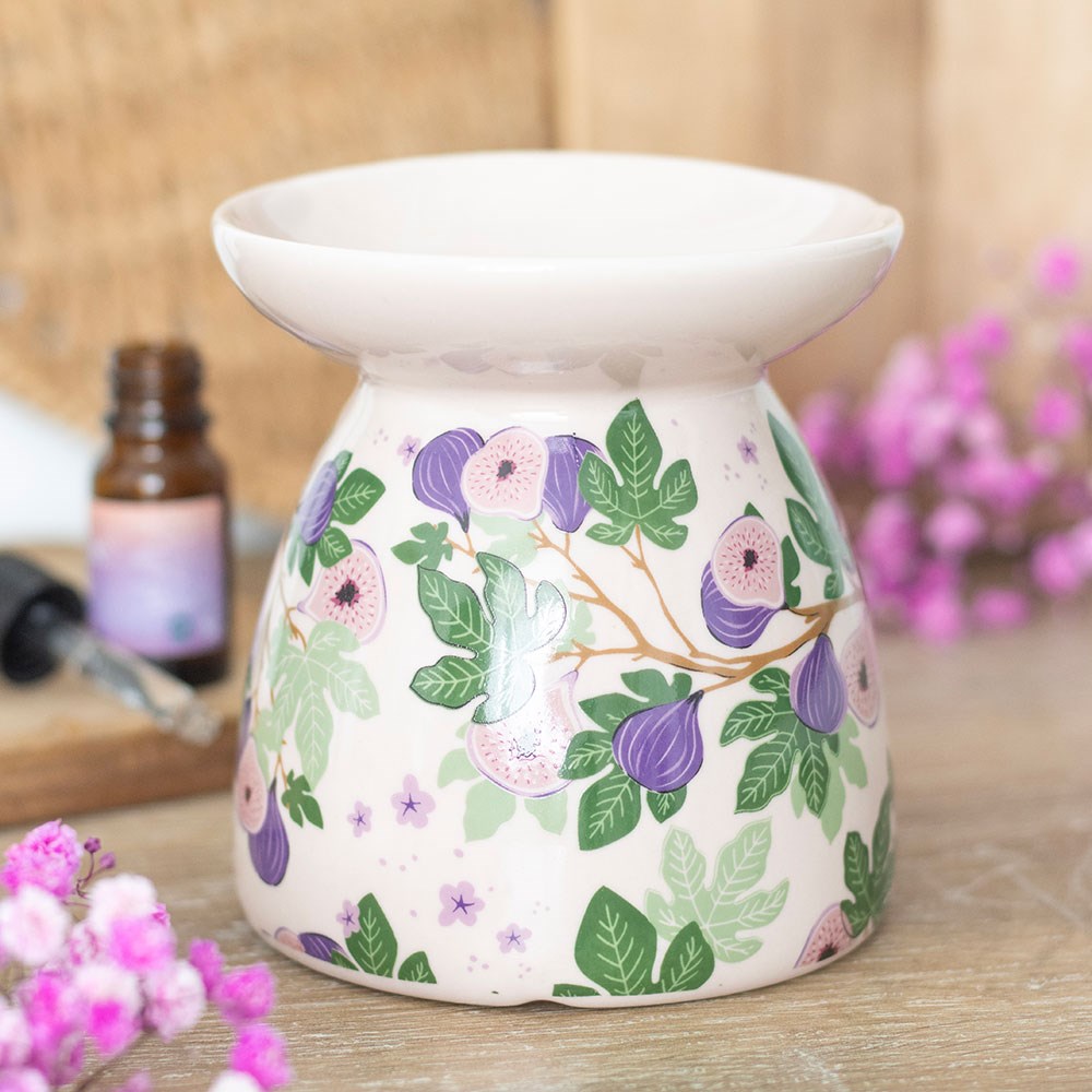 Fig Tree Print Wax Melter / Oil Burner