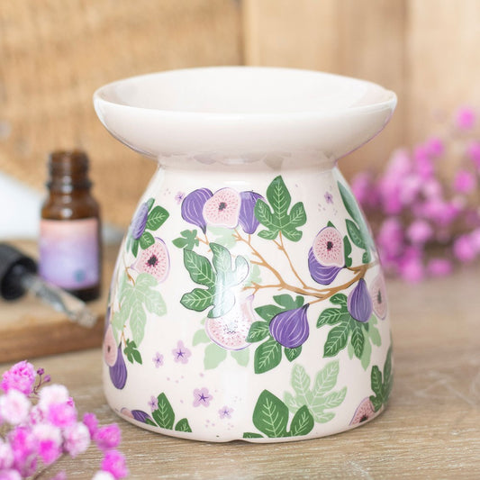 Fig Tree Print Wax Melter / Oil Burner
