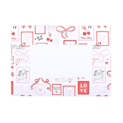 Love Letter Locket Necklace On Greeting Card