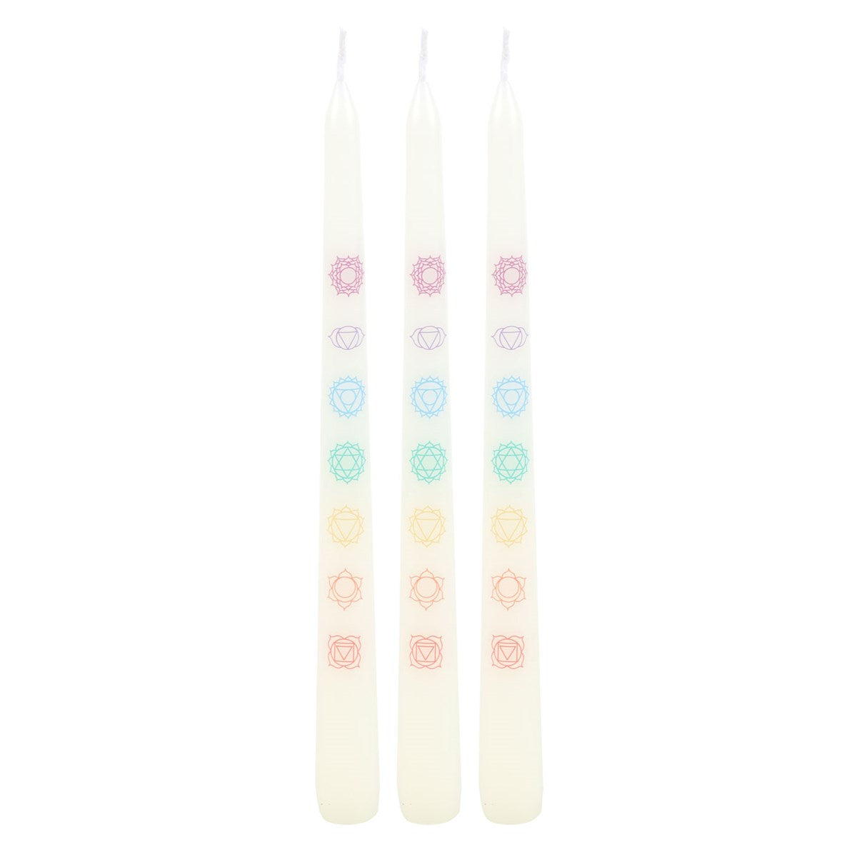 Chakra Balancing Taper Dinner Candle