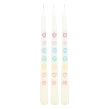 Chakra Balancing Taper Dinner Candle