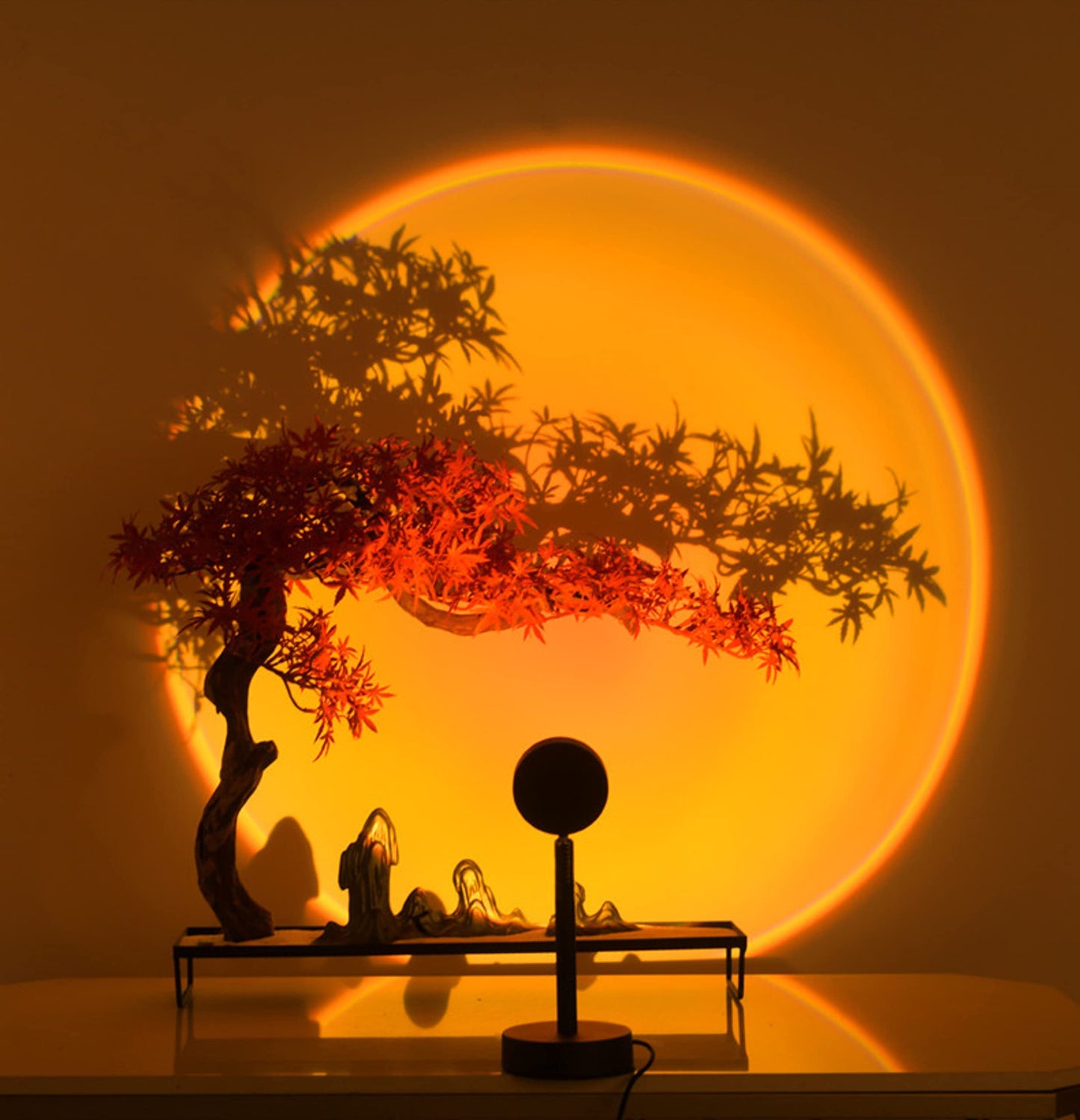 Lampe de projection coucher de soleil 27 cm