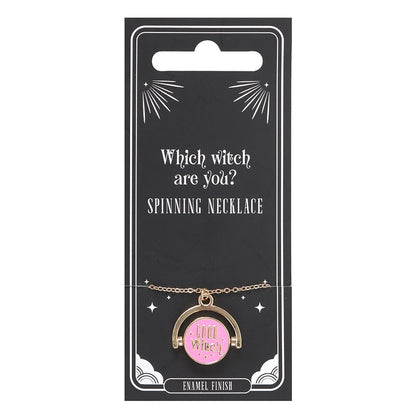 Which Witch Are You Spinning Necklace- Wicked Inspired