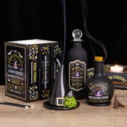 Witch's Apothecary Book Shaped Oil Burner And Wax Warmer