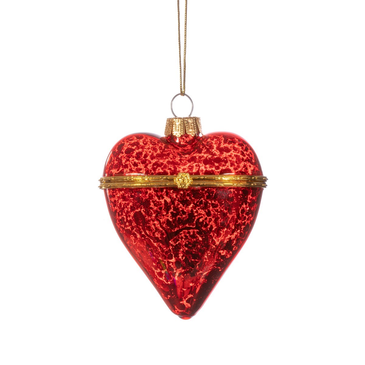 Red Heart Opening Bauble