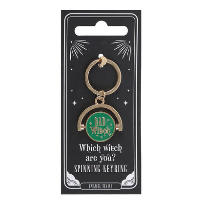 Which Witch Are You Spinning Keyring - Wicked Inspired