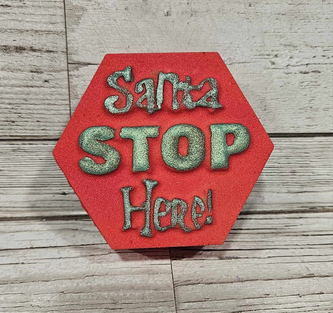 Santa Stop Here Bath Bomb