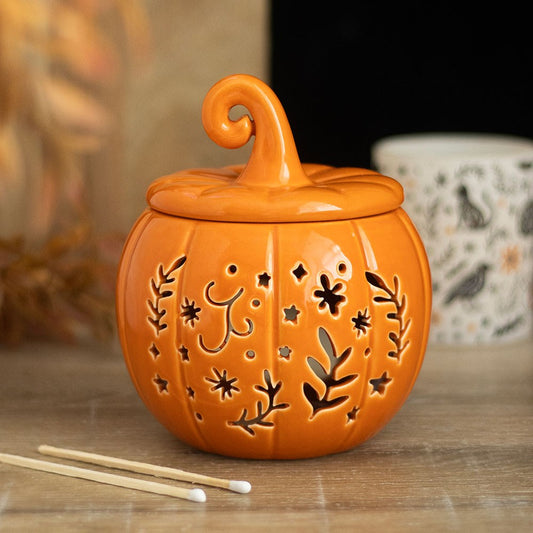 Orange Folk Pumpkin Oil Burner And Wax Warmer