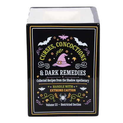 Witch's Apothecary Book Shaped Oil Burner And Wax Warmer